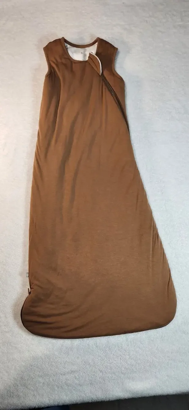 Kyte Baby Sleep Sack 1.0 TOG Medium Brown Bamboo Sleep Bag Wearable Blanket EUC